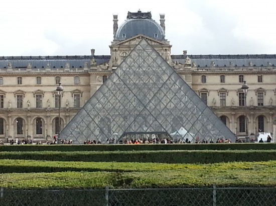 The pyramid at the Louvre. So wrong, yet so right.