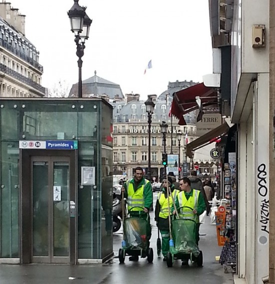 Street cleaners, they have a daunting task!