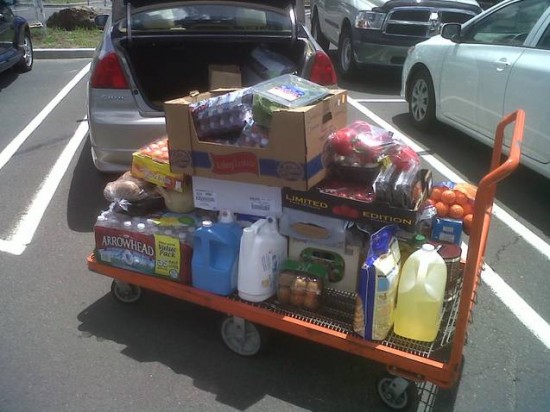 My typical Costco cart