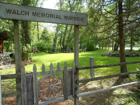 A privately-owned picnic park, dedicated to the family members who help to settle the area