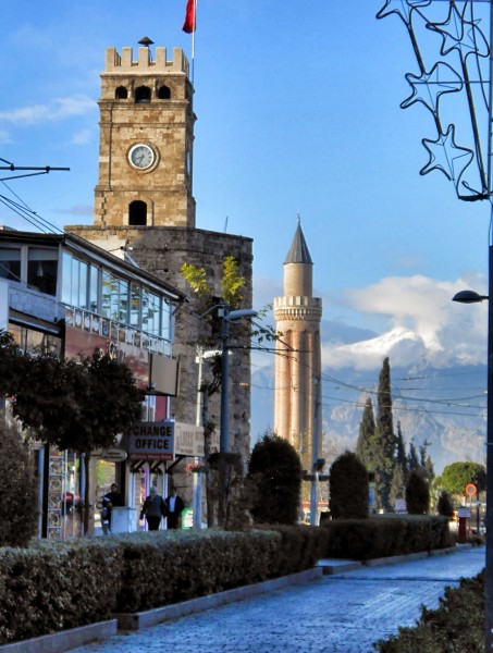 Antalya’s Clock Tower and Yivli (fluted) Minaret