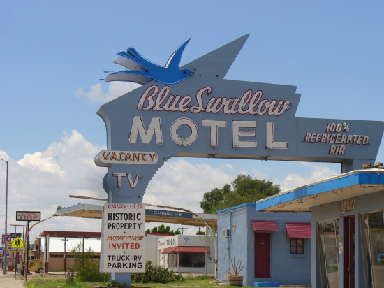 The Blue Swallow Motel - where they offer refrigeratered air