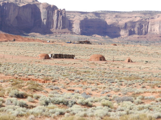 Navajo Hogan in Monument Valley