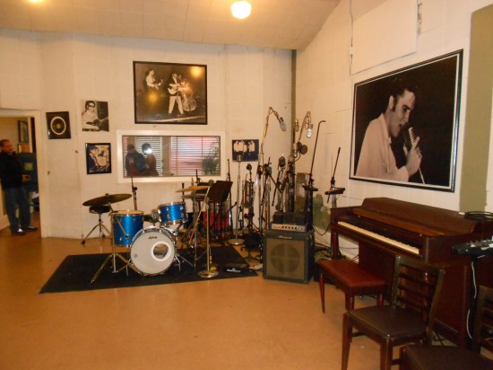 The studio, where it all happened.