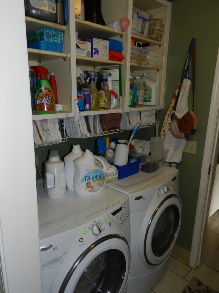 I have a small area for laundry, so keeping it organized is essential to my sanity.