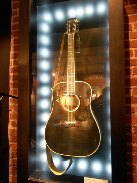 One of Johnny's guitars