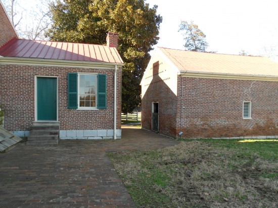 The kitchen and the smokehouse