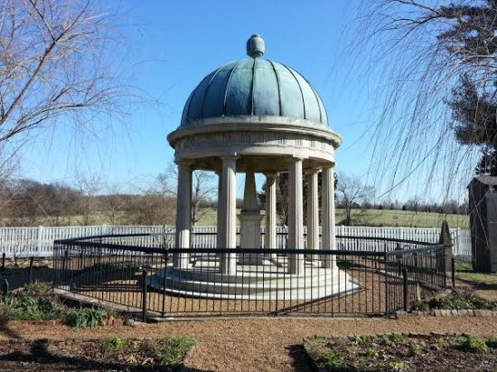 President Jackson and Rachel's tomb/shrine.