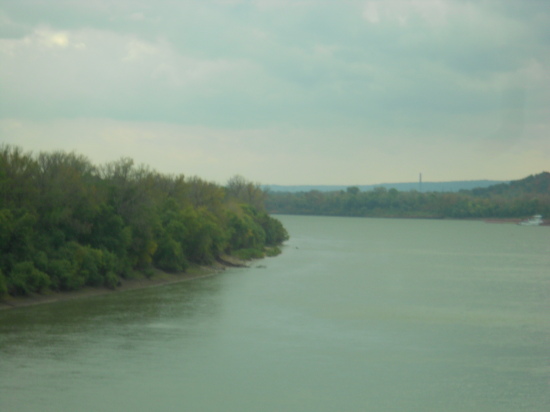 The Ohio River at Louisville, KY