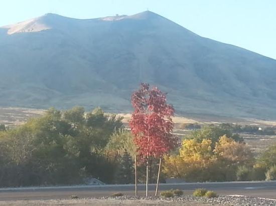 The hills near our hotel in Winnemucca, NV