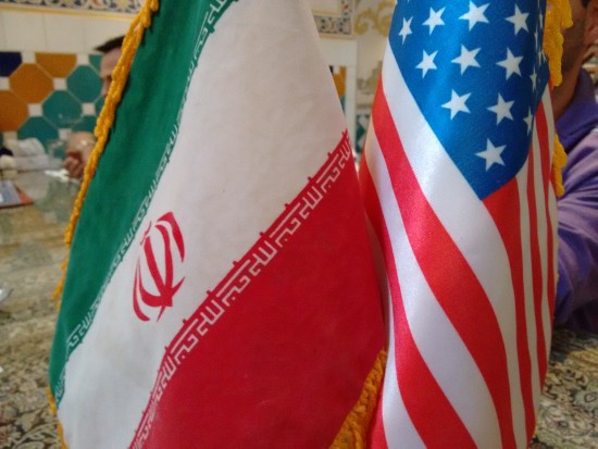While dining in a restaurant in Shiraz, which was a beautifully restored bath house, our server places these two flags on the table. Don't tell me the Iranian people hate Americans. 