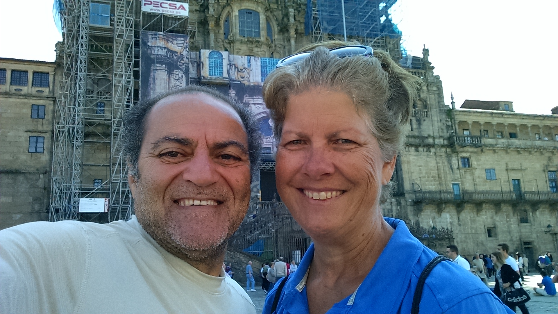Retener Inclinado hermosa Santiago de Compostela! Day 35 - One Road at a Time