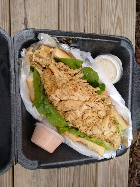 Chicken sandwich that will leave you licking your fingers! Zunzi's Take Out