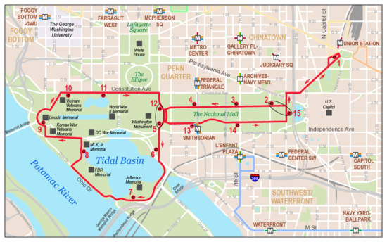 Use this guide to find your way around the National Mall in