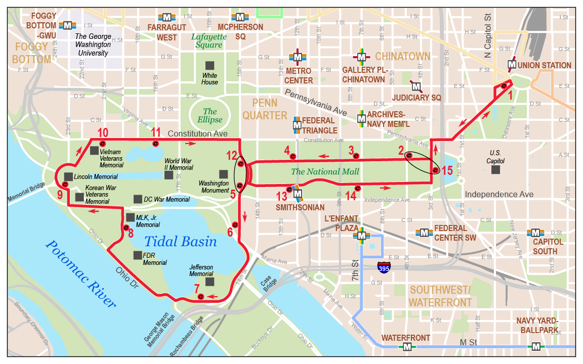 Take a Walk on The National Mall - One Road at a Time