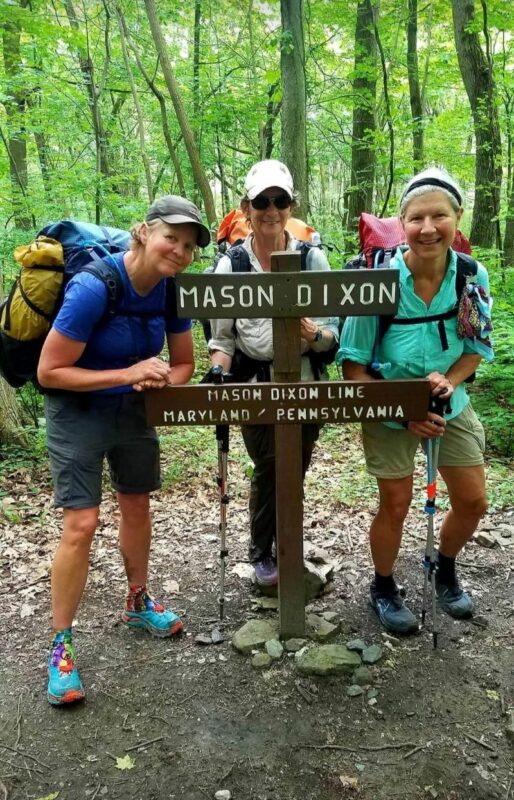 women hiking the Appalachian Trail